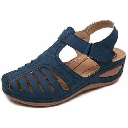 🌸🎉Hot Sale 50% OFF✨⏳Hollow Closed Toe Orthopedic Sandal For Women - Improve Posture and Get Rid of Painless Walking and Standing