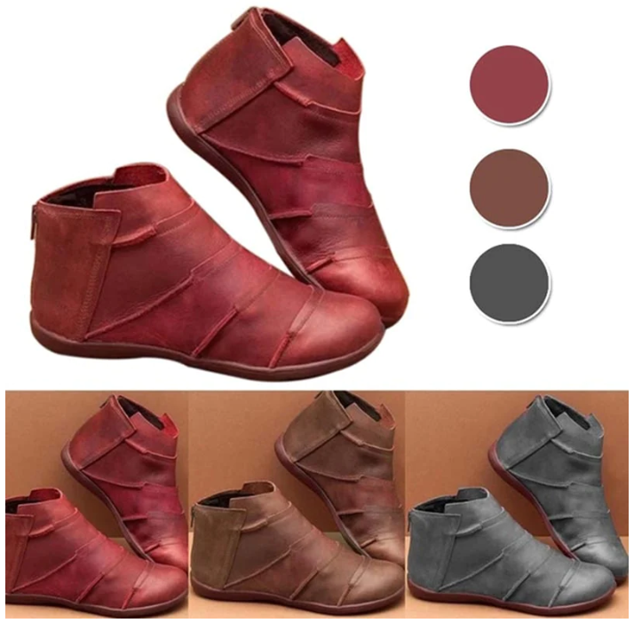 ⏰Promotion - 70% OFF🔥Women Light Weight Arch Support Orthopedic Ankle Boots - Proven Plantar Fasciitis, Foot and Heel Pain Relief