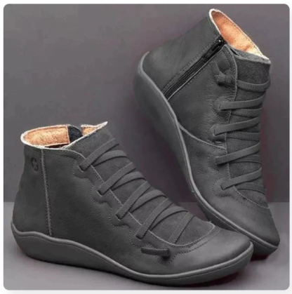 🔥Last Day Promotion 70% OFF⏰Women's Orthopedic Leather Ankle Orthopedic Boots - Proven Plantar Fasciitis, Foot and Heel Pain Relief