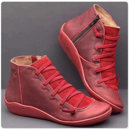 🔥Last Day Promotion 70% OFF⏰Women's Orthopedic Leather Ankle Orthopedic Boots - Proven Plantar Fasciitis, Foot and Heel Pain Relief