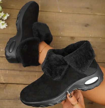 ⏰Promotion - 70% OFF🔥Thermal Lined Slip On Waterproof Arch Surport Snow Orthopedic Boots for Women - Proven Plantar Fasciitis, Foot and Heel Pain Relief