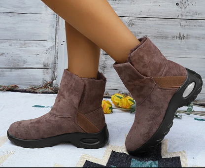 ⏰Promotion - 70% OFF🔥Thermal Lined Slip On Waterproof Arch Surport Snow Orthopedic Boots for Women - Proven Plantar Fasciitis, Foot and Heel Pain Relief