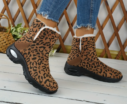 ⏰Promotion - 70% OFF🔥Thermal Lined Slip On Waterproof Arch Surport Snow Orthopedic Boots for Women - Proven Plantar Fasciitis, Foot and Heel Pain Relief
