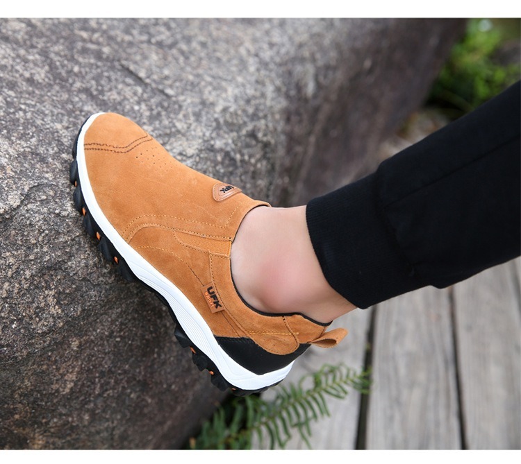 🔥Black Friday Sale 70% OFF 🎁  Men's Outdoor Non-slip Comfy Arch Support Walking Shoes, Comfy Orthopedic Walking Shoes