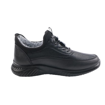 🔥On This Week Sale 70% OFF🔥 Men's Casual Warm Snow Boots, Ankle Height, Fabric Lining, Rubber Sole, Solid Color, Outdoor Footwear - Warm your feet