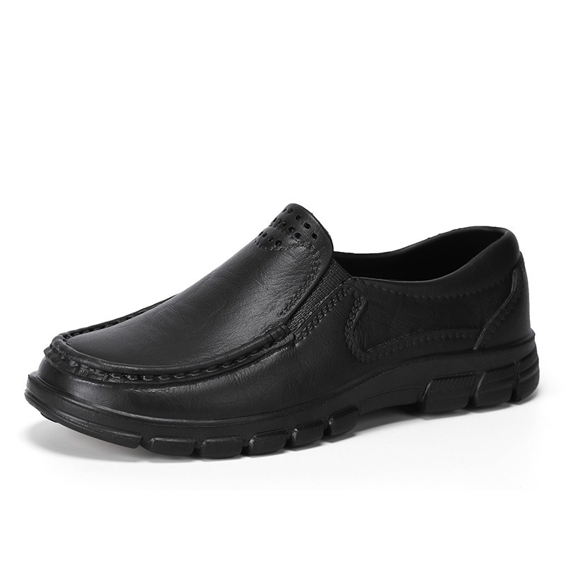 🔥Last Day Promotion 70% OFF 🎁 Men's Casual Leather Good Arch Support & Non-slip Outdoor Breathable Walking Shoes - 6802