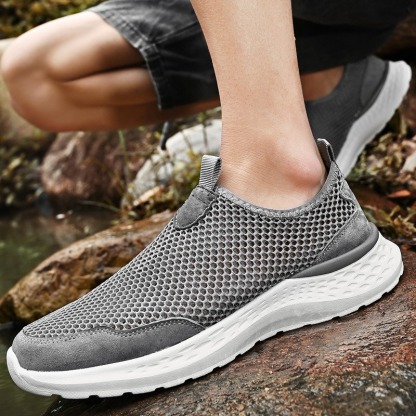 🔥Last Day Promotion 70% OFF 🎁 Men's Good Arch Support & Non-slip Outdoor Breathable Walking Shoes - Improve Posture and Get Rid of Painless Walking and Standing