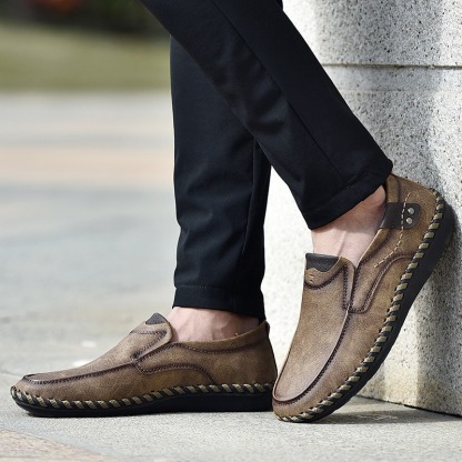 🔥Last Day Promotion 70% OFF 🎁 Men's Good Arch Support & Non-slip Outdoor Breathable Walking Shoes - loafer004