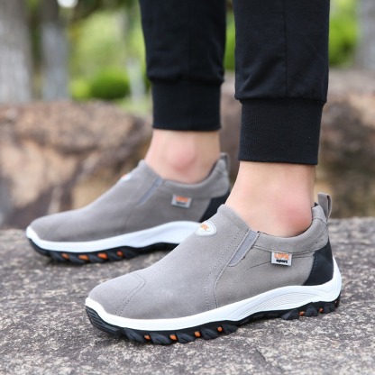 🔥Black Friday Sale 70% OFF 🎁  Men's Outdoor Non-slip Comfy Arch Support Walking Shoes, Comfy Orthopedic Walking Shoes