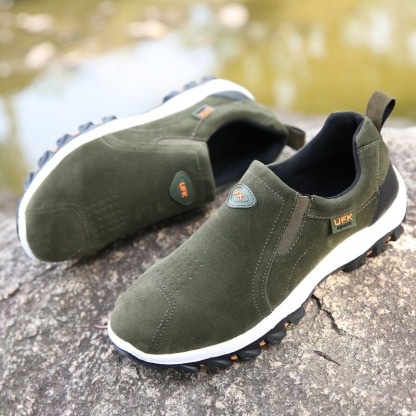 🔥Black Friday Sale 70% OFF 🎁  Men's Outdoor Non-slip Comfy Arch Support Walking Shoes, Comfy Orthopedic Walking Shoes