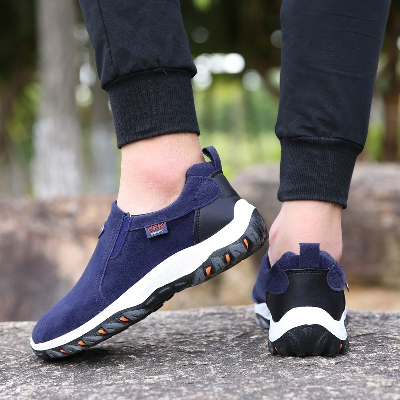 🔥Black Friday Sale 70% OFF 🎁  Men's Outdoor Non-slip Comfy Arch Support Walking Shoes, Comfy Orthopedic Walking Shoes