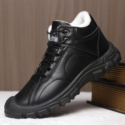 🔥On This Week Sale 50% OFF🔥 Thermal Comfortable Men's Outdoor Hiking Shoes With Plush Lining, Non-slip Arch Support