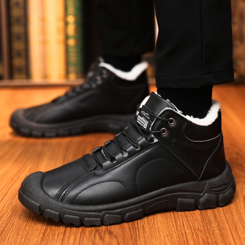 🔥On This Week Sale 50% OFF🔥 Thermal Comfortable Men's Outdoor Hiking Shoes With Plush Lining, Non-slip Arch Support