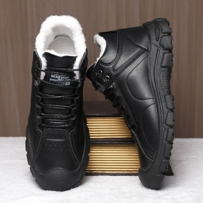 🔥On This Week Sale 50% OFF🔥 Thermal Comfortable Men's Outdoor Hiking Shoes With Plush Lining, Non-slip Arch Support