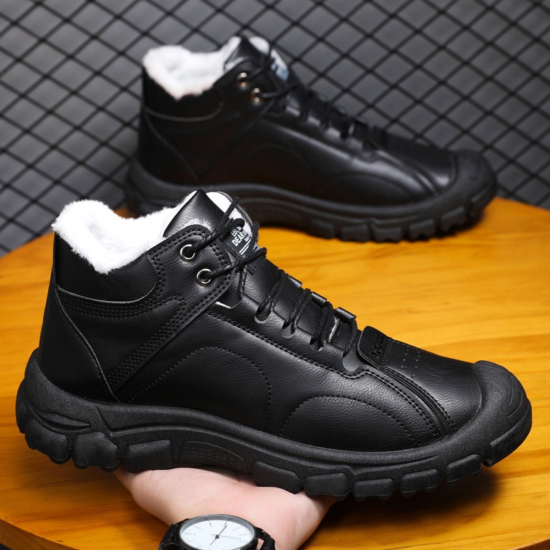 🔥On This Week Sale 50% OFF🔥 Thermal Comfortable Men's Outdoor Hiking Shoes With Plush Lining, Non-slip Arch Support