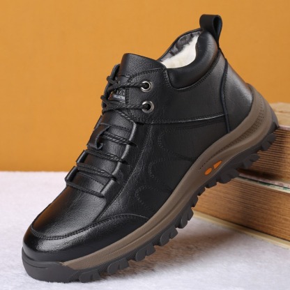 🔥On This Week Sale 50% OFF🔥 Thermal Comfortable Men's Outdoor Hiking Shoes With Plush Lining, Non-slip Arch Support