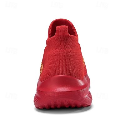 ⏰Promotion - 70% OFF🔥Men's Lightweight Slip-On Sneakers | Breathable Flyknit Upper with Comfortable Sole for Casual and Sport Activities