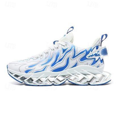 ⏰Promotion - 70% OFF🔥Men's Neon Wave Design Breathable Upper and Cushioned Sole Orthopedic Sneaker