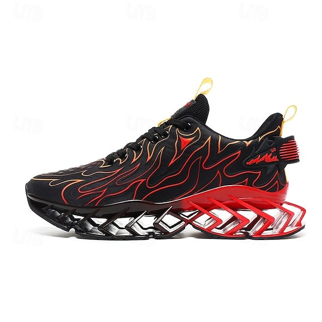 ⏰Promotion - 70% OFF🔥Men's Neon Wave Design Breathable Upper and Cushioned Sole Orthopedic Sneaker