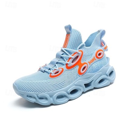 🔥Hot Sale🎁--50% OFF🎉Men's Futuristic Sneakers, High-Tech Design with Flexible Mesh Upper and Unique Bubble Sole, Ideal for Urban Style and Casual Outings