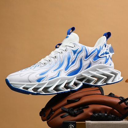 ⏰Promotion - 70% OFF🔥Men's Neon Wave Design Breathable Upper and Cushioned Sole Orthopedic Sneaker