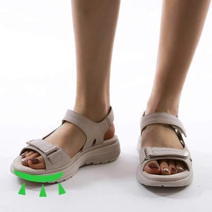 🌸🎉Spring Sale 50% OFF✨⏳Women's Cloud Premium Leather  Sandals - Conforms To The Human Body And Reduces Foot Pressure