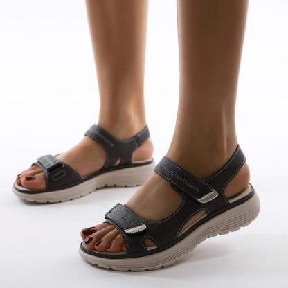 🌸🎉Spring Sale 50% OFF✨⏳Women's Cloud Premium Leather  Sandals - Conforms To The Human Body And Reduces Foot Pressure