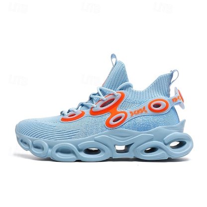 🔥Hot Sale🎁--50% OFF🎉Men's Futuristic Sneakers, High-Tech Design with Flexible Mesh Upper and Unique Bubble Sole, Ideal for Urban Style and Casual Outings