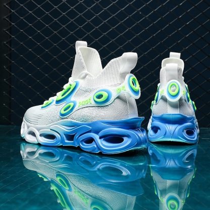 🔥Hot Sale🎁--50% OFF🎉Men's Futuristic Sneakers, High-Tech Design with Flexible Mesh Upper and Unique Bubble Sole, Ideal for Urban Style and Casual Outings