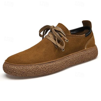 💥New style promotion 50% OFF💥Men's Orthopedic Casual Suede Lace-Up Shoes  – Comfy Casual Walking Orthopedic Shoes