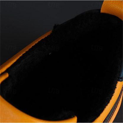 🔥Hot Sale🎁--50% OFF🎉Men's Orthopedic Leather Slip-On Sneakers with Zipper Closure for Casual Wear