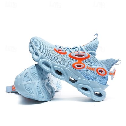 🔥Hot Sale🎁--50% OFF🎉Men's Futuristic Sneakers, High-Tech Design with Flexible Mesh Upper and Unique Bubble Sole, Ideal for Urban Style and Casual Outings