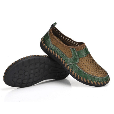 Men Loafers Breathable Mesh Outdoor Slip On Casual Summer Shoes