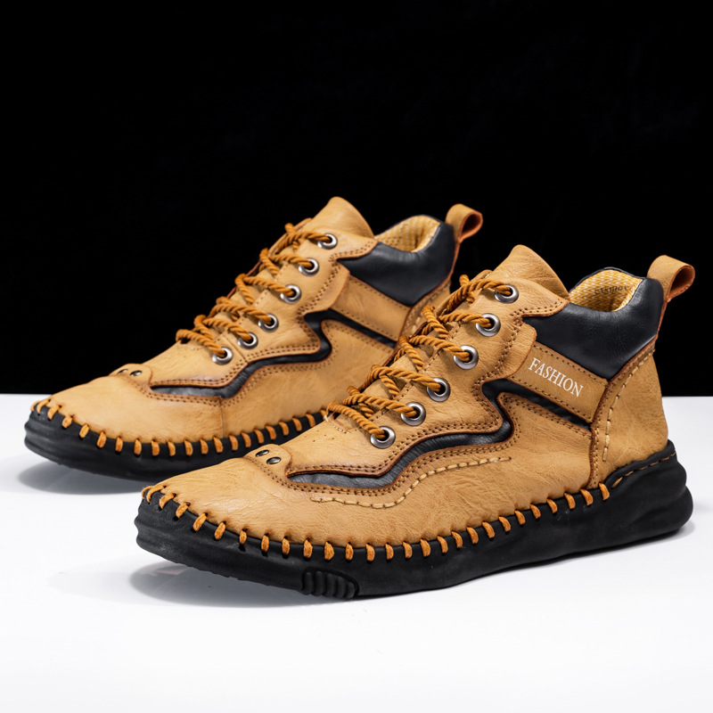 Men's mid top retro warm Martin boots