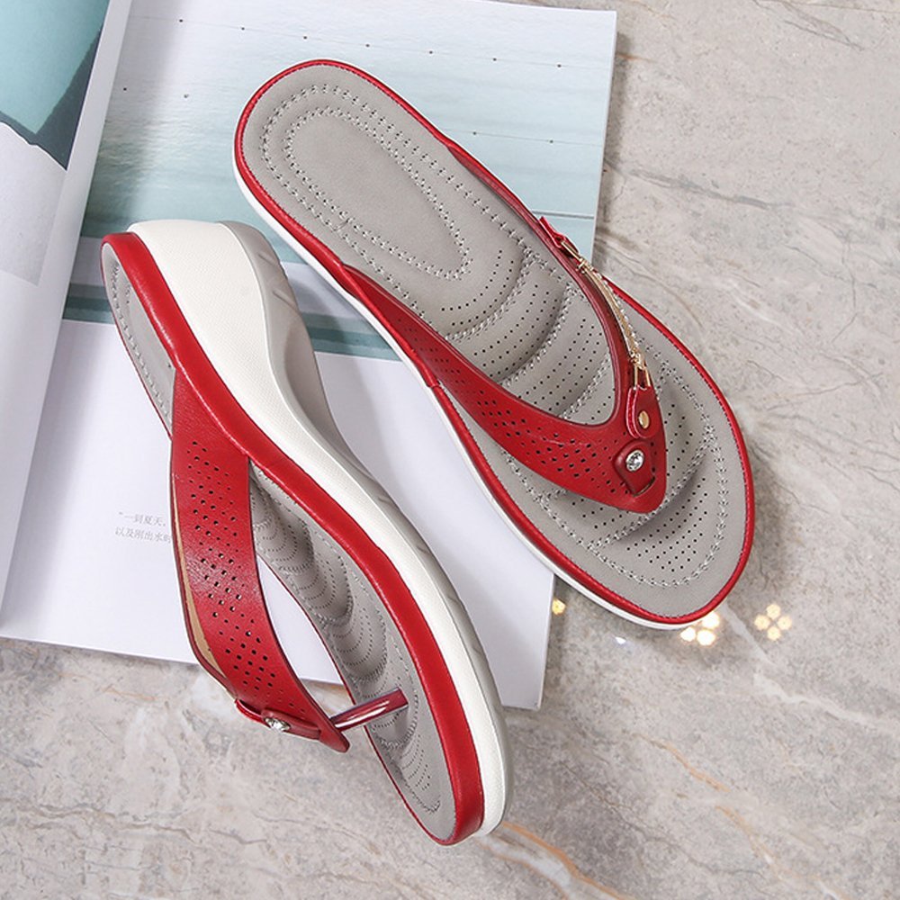 Women's Arch Support Soft Cushion Flip Flops Thong Sandals Slippers