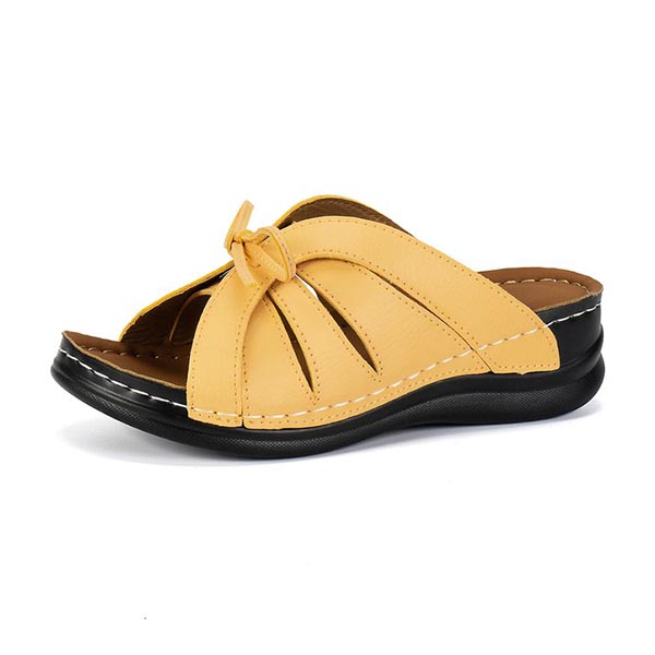 ?Last Day Sale 50% OFF??Vintage Premium Orthopedic Open Toe Summer Wedges Platform Sandals 2024