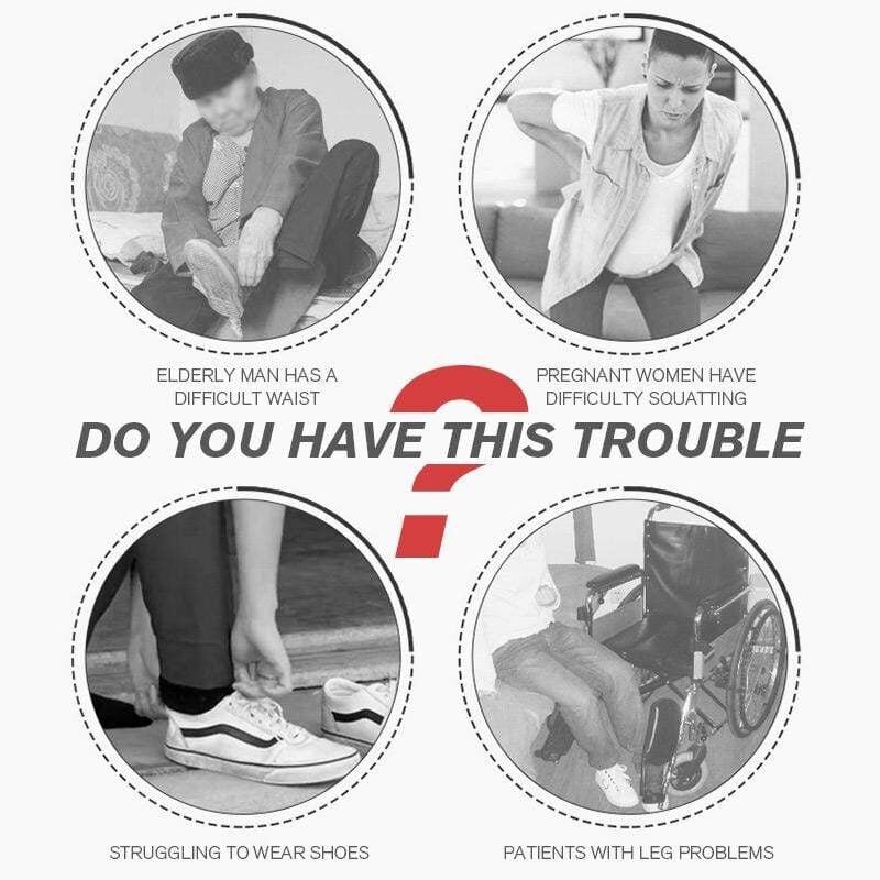 2PCS Lazy Unisex Wear Shoe Horn Helper Shoehorn Shoe Easy on and off Shoe Sturdy Slip Aid