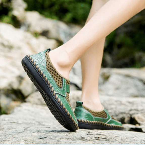 Men Loafers Breathable Mesh Outdoor Slip On Casual Summer Shoes