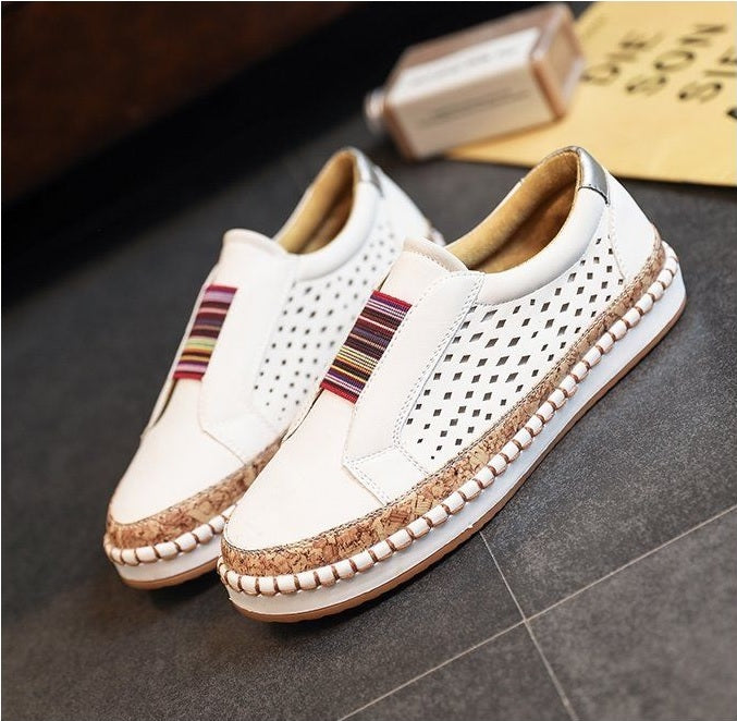 Women's Slip On Arch Support Orthopedic Walking Shoes