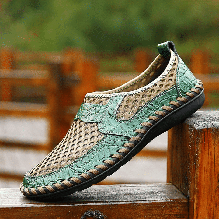 Men Loafers Breathable Mesh Outdoor Slip On Casual Summer Shoes