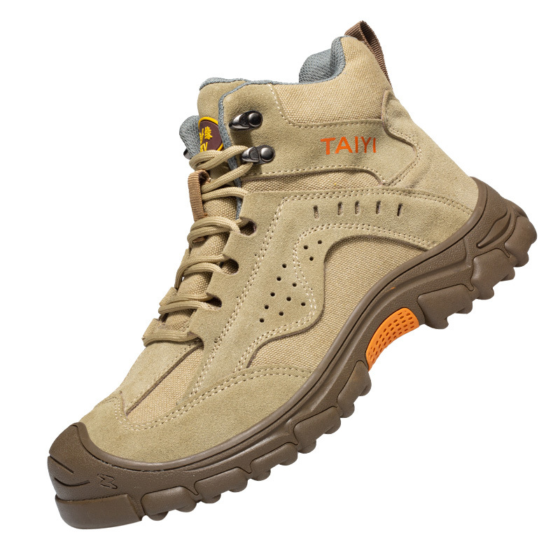 Steel Toe Boots for Men Winter Work Boots Lightweight Comfortable Safety Shoes Indestructible Steel Toe Sneakers Hiking