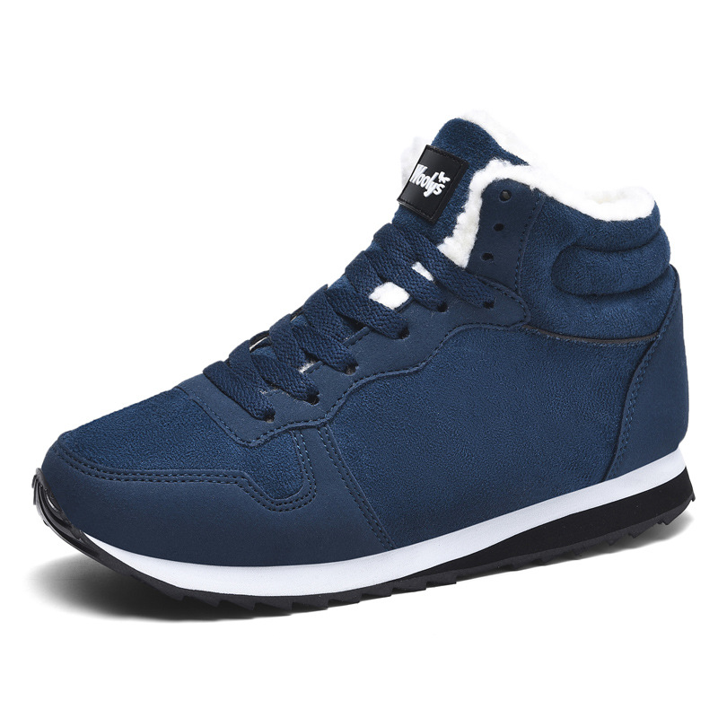 Winter Waterproof Women Shoes Snow Boots Fur-lined Slip On Warm Ankle Size