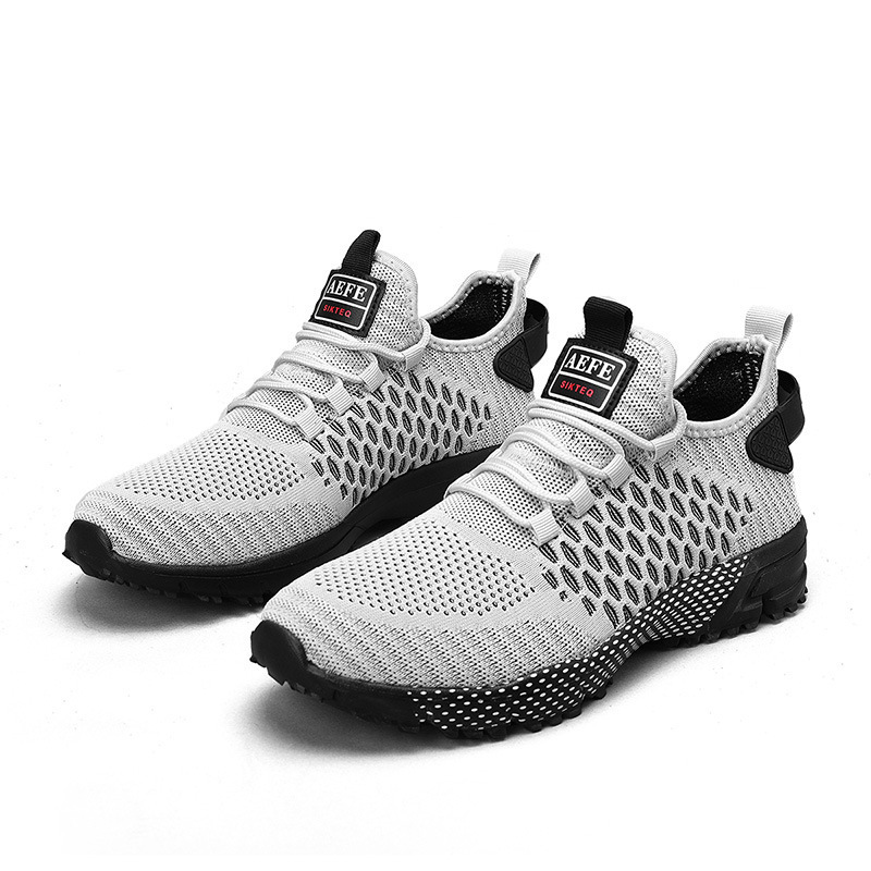 🔥Last Day Promotion 70% OFF 🎁Men Sports Shoes Lace-Up Breathable Mesh Sneakers with Arch Support - Eliminate the pain caused by flat feet and plantar fasciitis