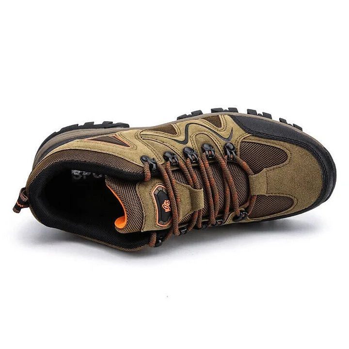 Men's Outdoor Lightweight Breathable Orthopedic Hiking Shoes Comfortable Trekking Work Shoes For All Season