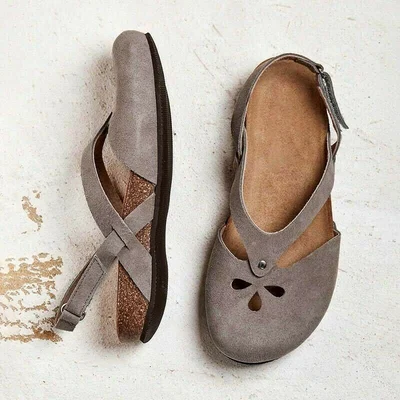 Women Orthopedic Hollow Out Flat Sandals