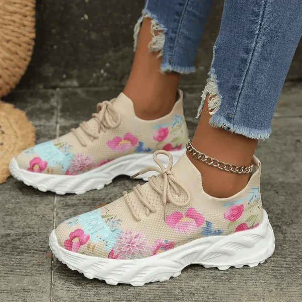 ?? Last Day Promotion 50% OFF ?? Women's Floral Print Orthopedic Sneakers