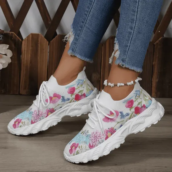 ?? Last Day Promotion 50% OFF ?? Women's Floral Print Orthopedic Sneakers