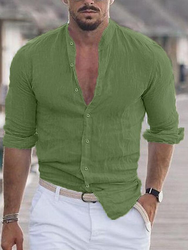 🔥Last Day Promotion 50% OFF 🎁- Men's Summer Beach Wear Casual Solid Color Shirt