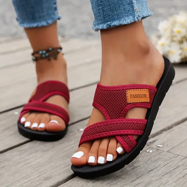 🔥Last Day 60% OFF - Women's Orthopedic Open-Toe Flat Sandals