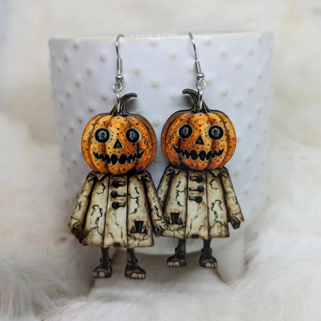 🎃Handmade Halloween signature earrings👻